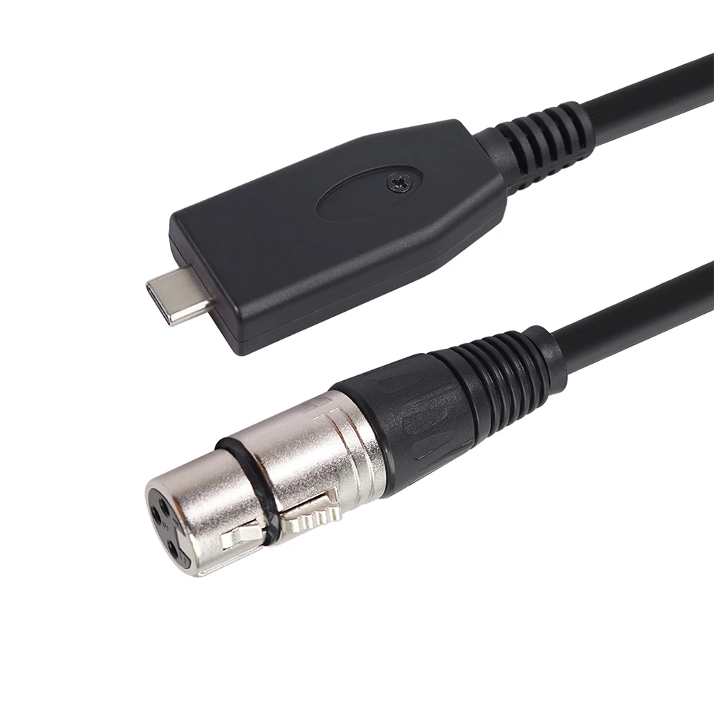 

Audio Music Recording Cord Microphone Cable Male to Female USB Type-C to XLR Musical Enjoyable Instrument Supplies