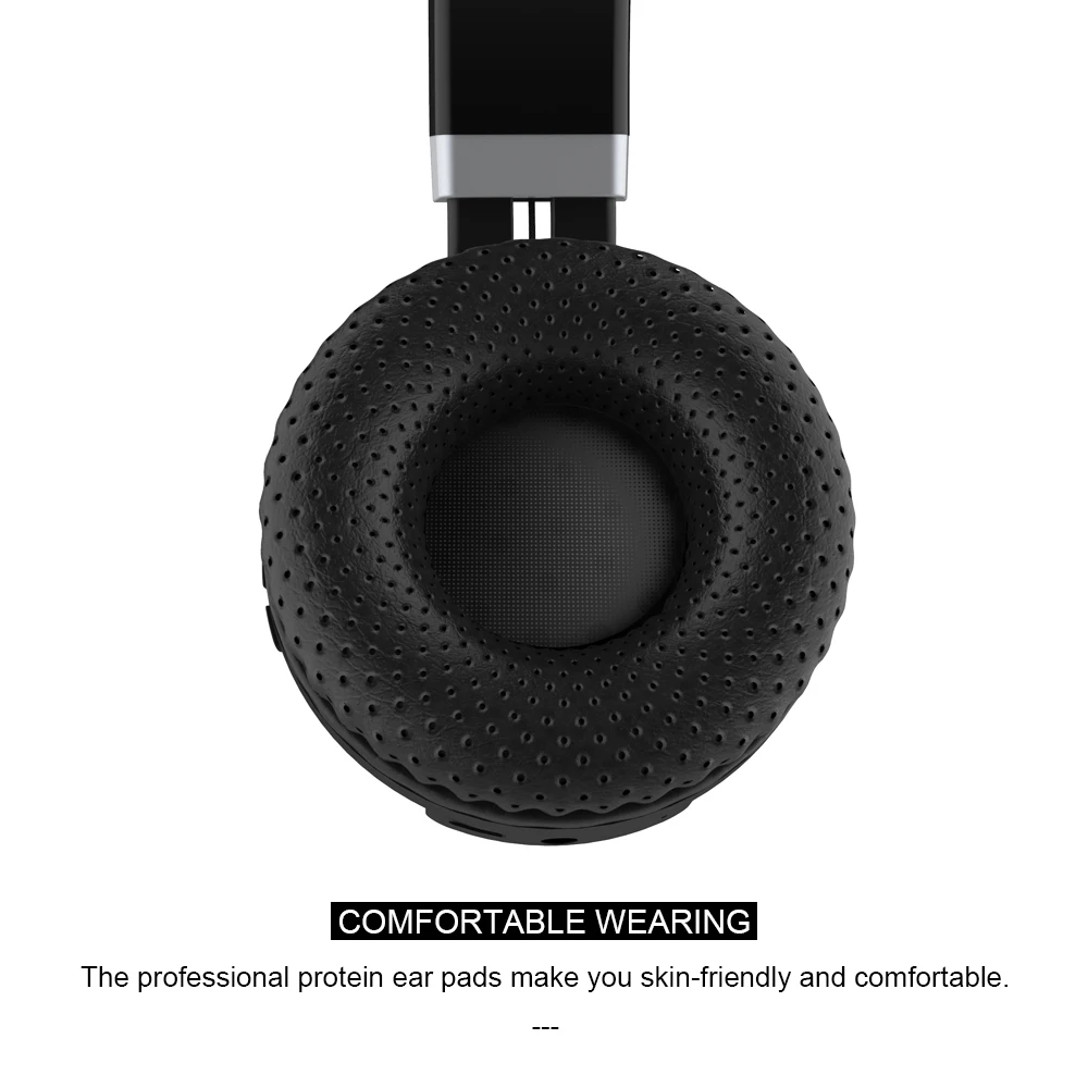 Складные Наушники Bluetooth 5,0 с сабвуфером, беспроводные и проводные, двойное использование, портативная, на голову, дышащая гарнитура с микрофоном