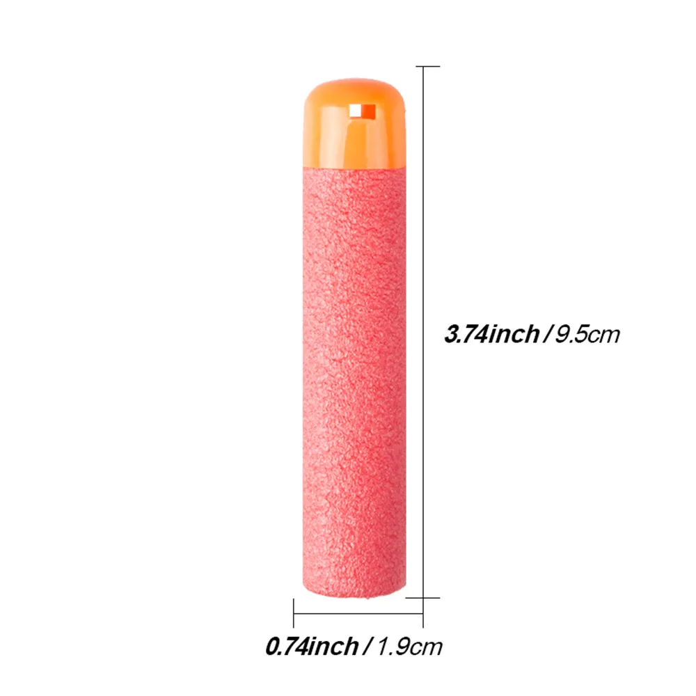 30 шт мега для Nerf 9,5 см красная снайперская винтовка дротики пули Мега пена заправка дротиков большое отверстие головы пули для N-Strike мега серии