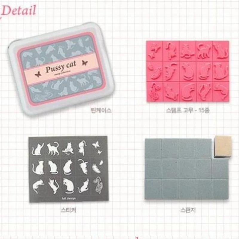 Симпатичные ПВХ формы для скрапбукинга DIY штампы Кот балерина Гора Птицы дизайн