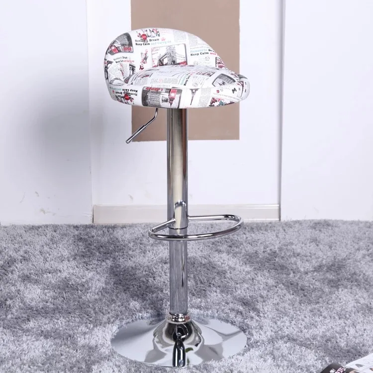 Простой барный стул может быть поднят и опущен вращающаяся стойка модный высокий