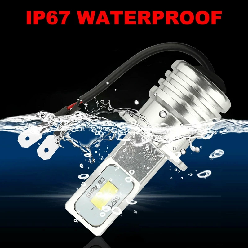 

2X H3 Super Bright LED Headlight Fog Light Driving Lamp Bulb Kit 6000K White 100W