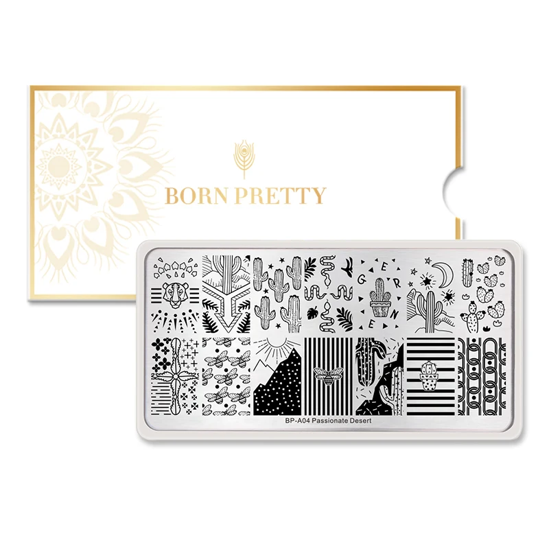 BORN PRETTY ногтей штамповки пластины 12*6 см Животные цветок растения шаблон дизайн ногтей штамп шаблон Лето нержавеющая сталь пластины