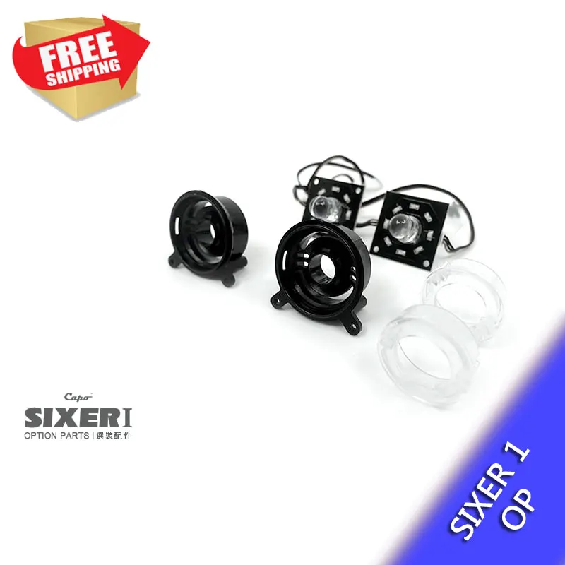 Capo Jimny CD15828MLL SIXER1 имитация линзы + дневные ходовые огни модифицированные головные фары s пара RC Гусеничный вариант OP обновленные детали