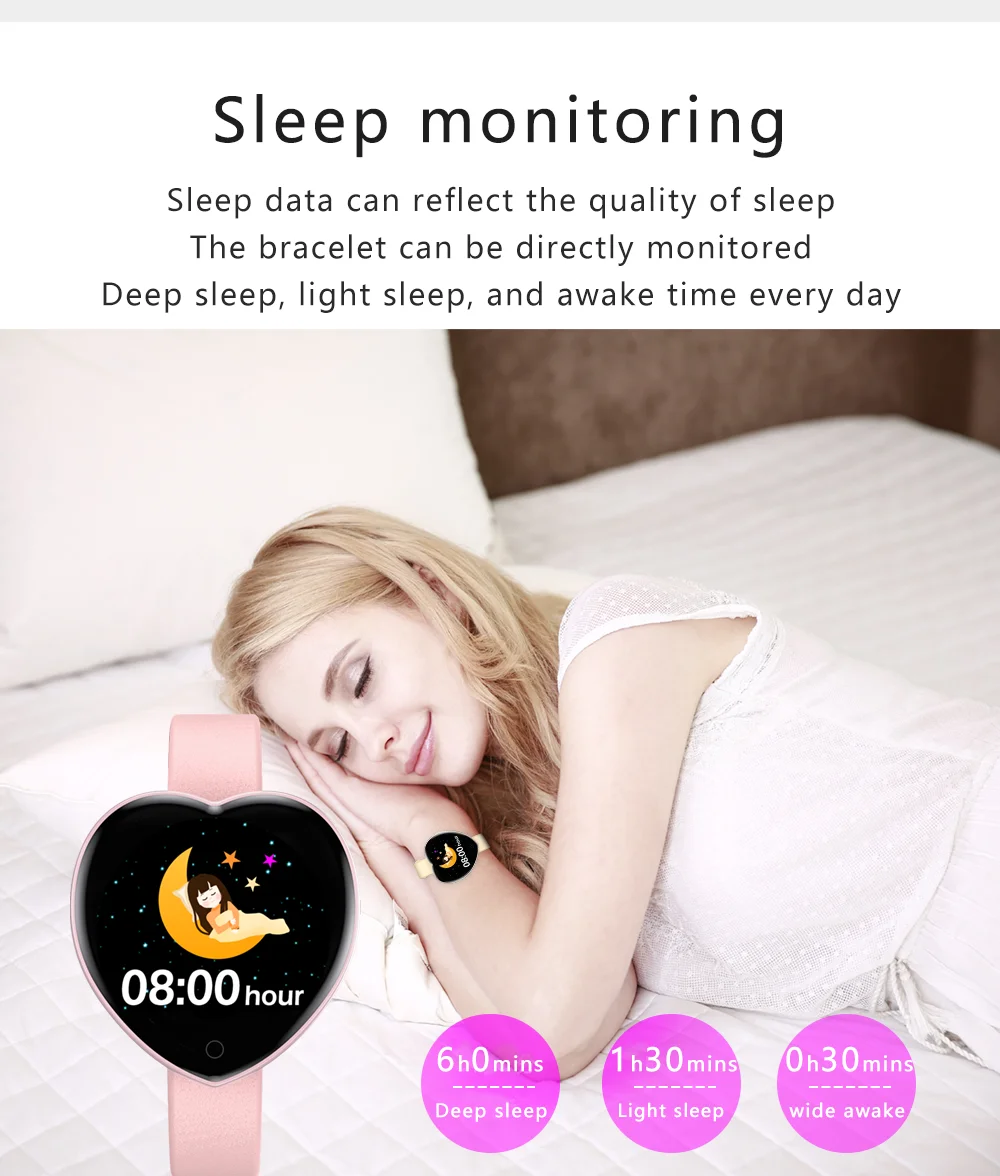 

T52 Women Smart Watches Wristband Fitness bracelet smart clock Heart Rate Tracker Monitor blood pressure Blood Oxygen SmartWatch