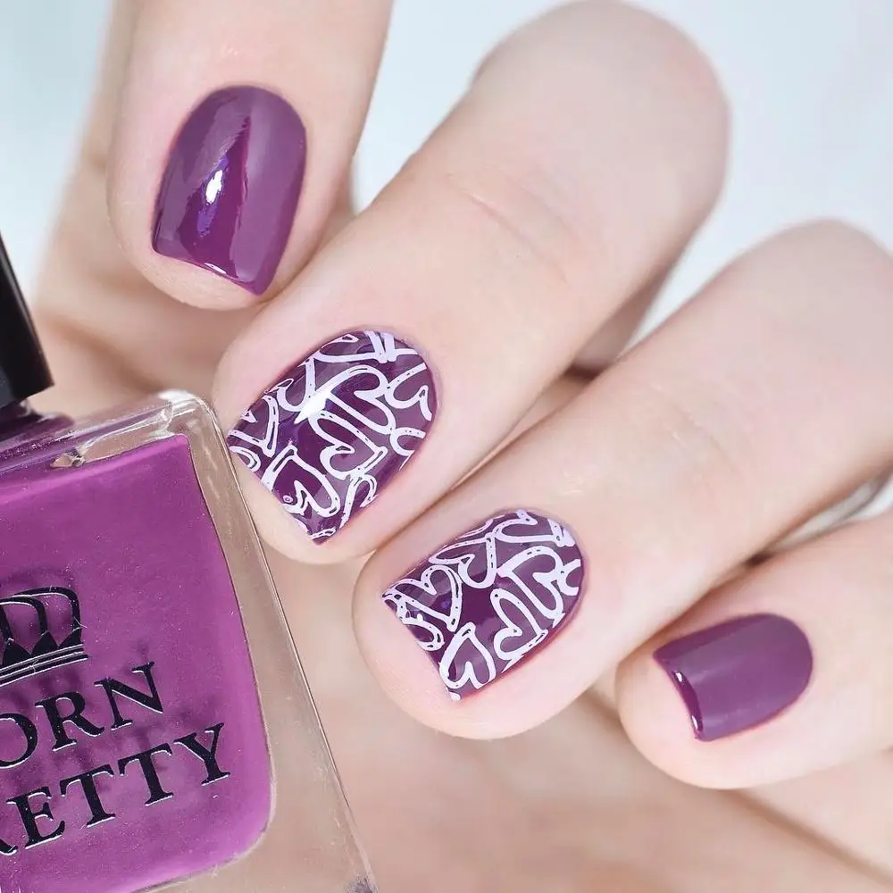 BORN PRETTY ногтей штамповки пластины Рождество геометрические кружева цветок животных из нержавеющей стали Шаблон для стемпинга для нейл-арта трафарет