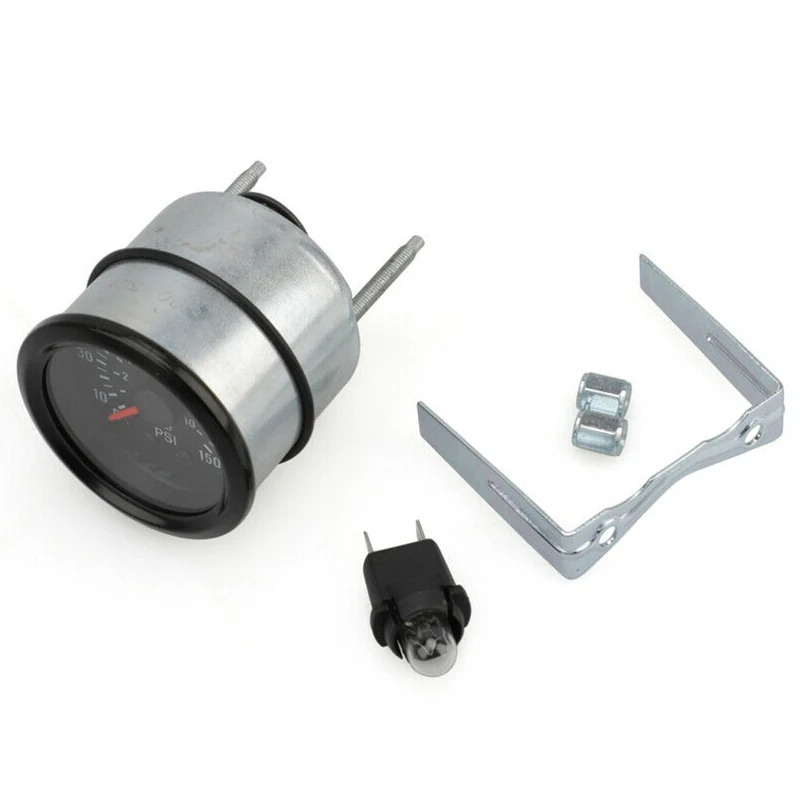 2 дюйма 52 мм механический Автомобильный датчик давления воздуха двойной дисплей