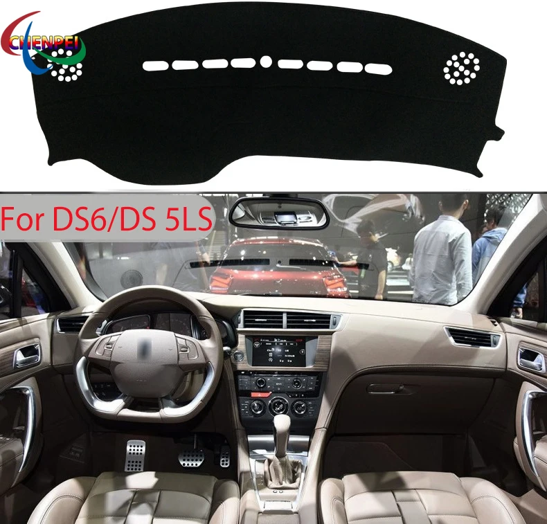 

Car Anti-Slip Mat Dashboard Cover Pad Sunshade Avoid Light Pad Anti-UV Carpets Mat For DS 6/5LS Interior Accessories