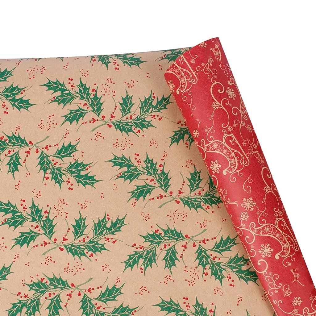 Двухсторонний узор сделай сам из воловьей кожи упаковочная бумага для