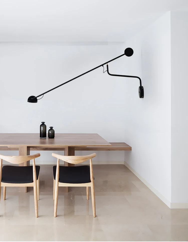 Sala de Jantar Luz do Sofá Nordic Pesca Longo Pólo Multifuncional Telescópica Balancim Leitura Lâmpada Parede 13 Cheap Luminárias de parede