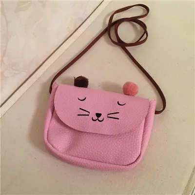 F204-PINK Растаянная овечка для девочек, маленький кошелек для монет, кошелек для детей, сумка для монет, детский держатель денег бумажник, милый подарок для детей, Сумка с пингвином - Цвет: F204-PINK