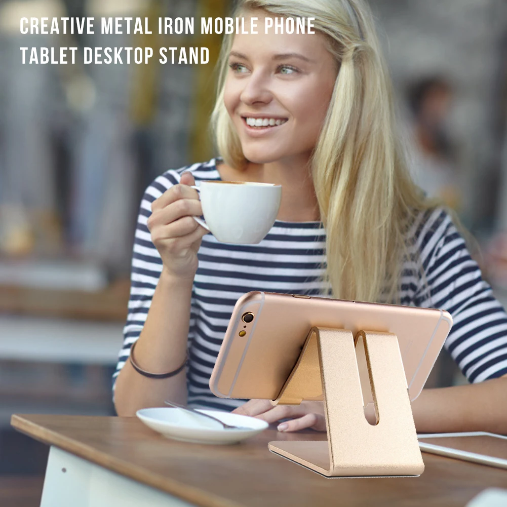 

Aluminum Alloy Phone Stand Holder Folding PC Desk Stand Holder For Mobile Phone/IPad Drop Shipping Phone Tablet Accessories