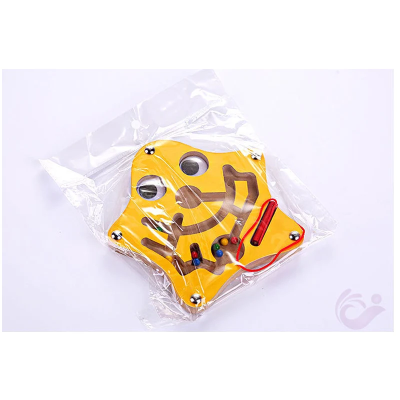 

Montessori Baby Magnetic Maze Toys Kids Wooden Puzzle Game Toy Educational Brain Teaser Wooden Toy Jigsaw Intellectual Board