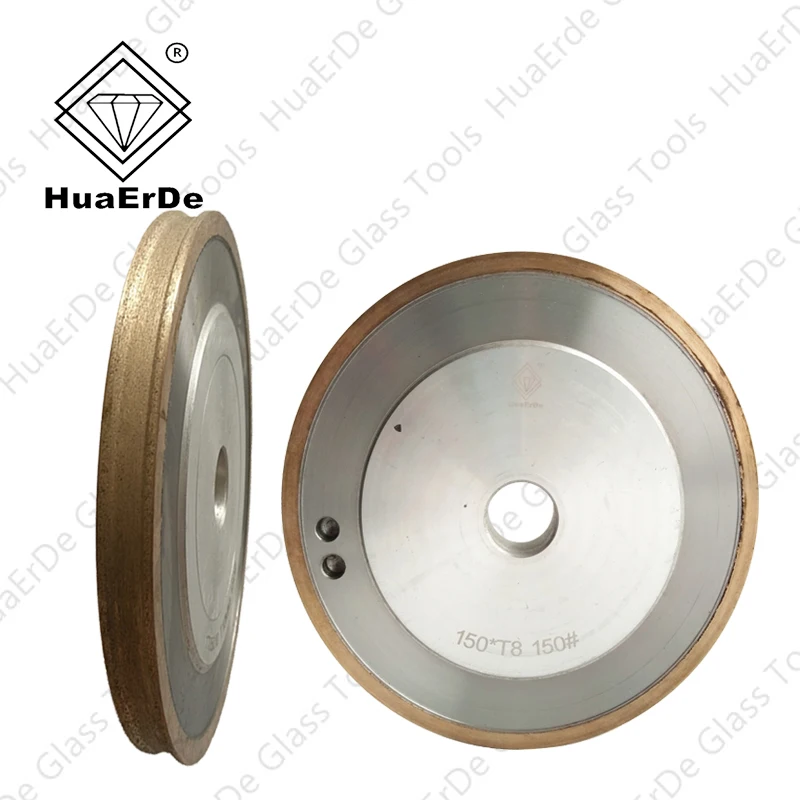 HuaErDe двухсторонний Алмазный шлифовальный круг с прямым краем имеет
