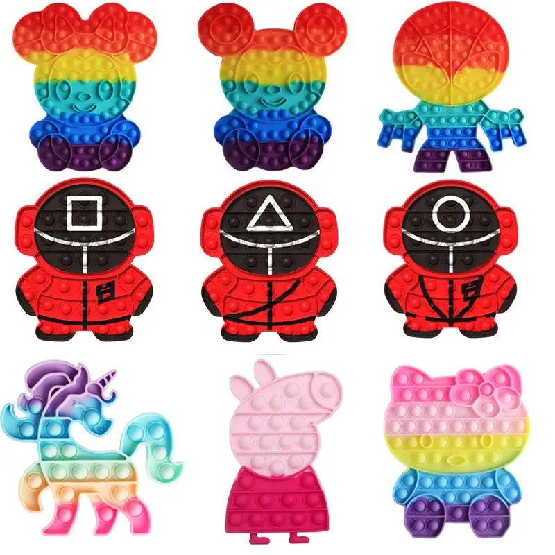 

Pop It Big Size XXL Fidget Toys Popite Anti Stress Toys for Childrens Kawaii Children's Toys Giant Christmas Popits Gift New