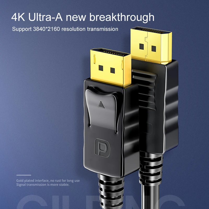 Кабель SAMZHE Displayport 1080P HD DP кабель переходник Male 1 8 м для ПК ноутбука проектора|displayport
