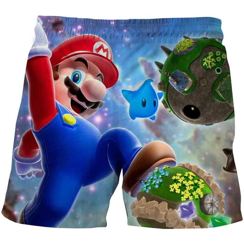 

Cartoon Mario Kids Summer Swim Shorts Baby Boys Girls Swimwear Toddler Kids Fashion Print Swimwear Swimsuit Beach Short Pants