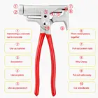 Многофункциональный молоток, трубный ключ, плоскогубцы, отвертка, пистолет для ногтей, стальной степлер для ногтей, универсальный деревообрабатывающий молоток, плотничный фиттер