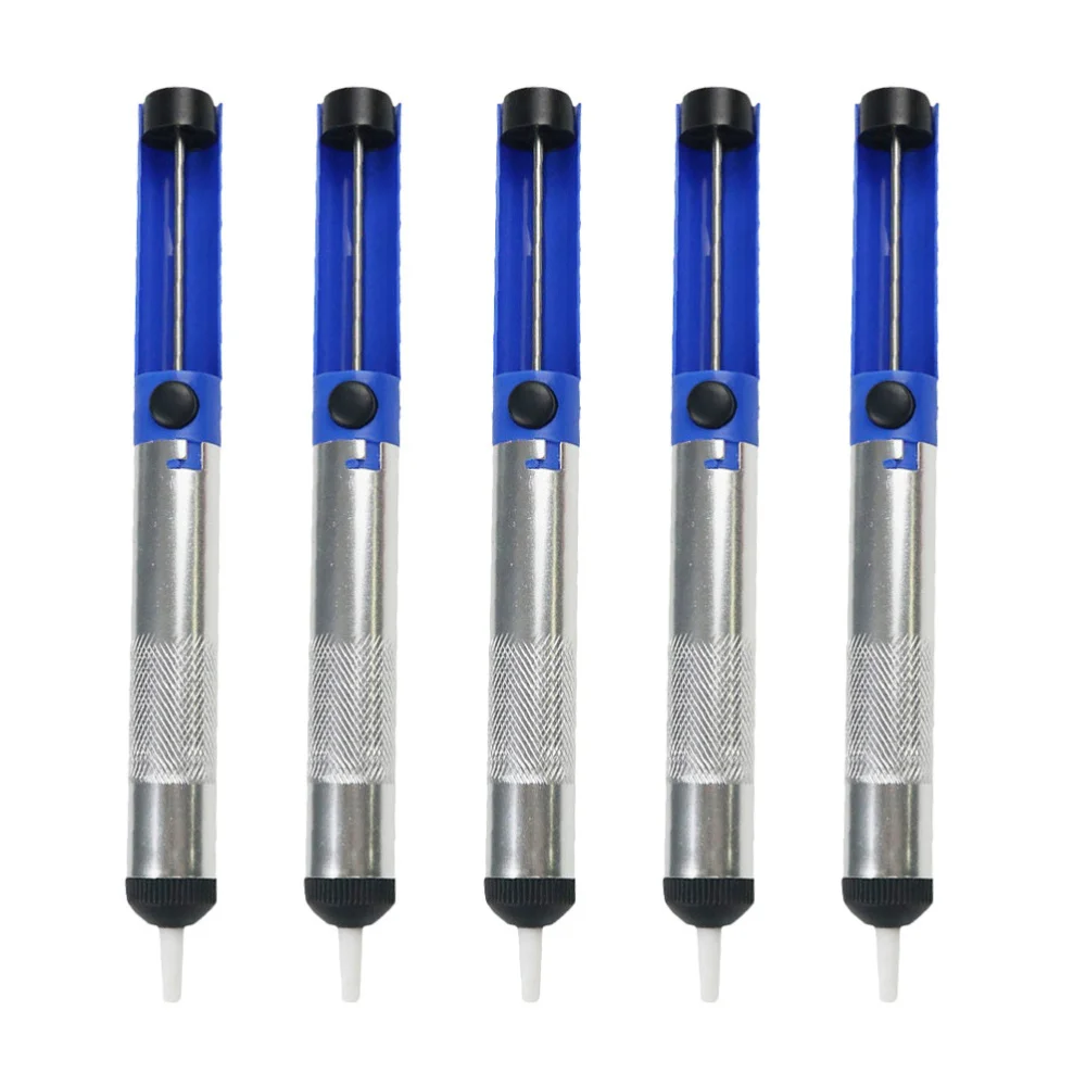 

5pcs Aluminum Alloy Desoldering Pump Suction Tin Pen Soldering Sucker Pen