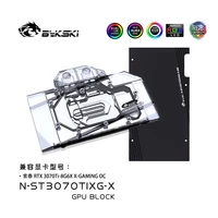 bykski n st3070tixg x gpu water block for zotac 3070ti 8g6x x gaming oc graphics card with backplane radiator coolling