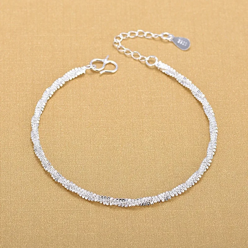 

Top Quality Silver Bracelets 925 Sterling Silver Fashion Bracelets Fine Fashion Bracelet Gift