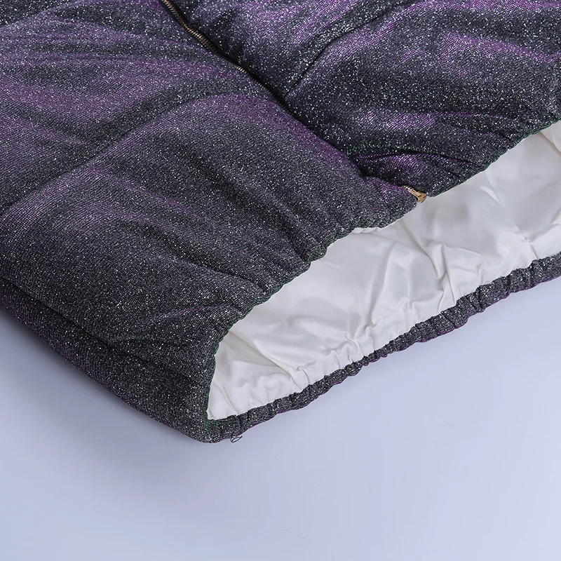 

Winter Clothes Women New Fashion Trend Loose Trench Coat For Women Powder Reflective Padded Hooded Ladies Windbreaker Female