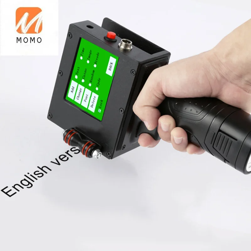 

25.4mm Height Variable Data Portable Various Surfaces Handheld Expiry Date Inkjet Printer
