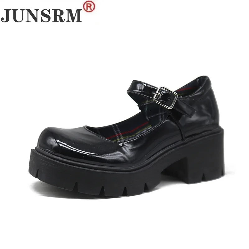 

Japanese Mary Zhen women's College style single shoes Lolita Shoes Kawaii Shoes Goth Punk Platform Cosplay LoliShoes