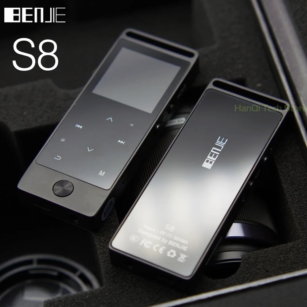 BENJIE X3 S8 металлический Bluetooth MP3-плеер портативный аудио 4 ГБ 8 ГБ музыкальный плеер со встроенным динамиком fm-радио, рекордер, электронная книга, часы