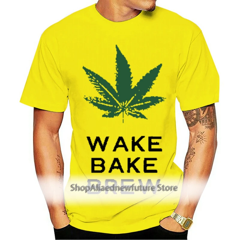 

Buy Cool Shirts Weed Wake Bake Brew Muscle Shirt