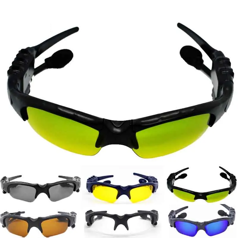 

Bluetooth Glasses v5.1 Call Music Voice Report Stereo Wireless Headset Driving Sunglasses Riding Eyes Glasses Sport Sun Lens
