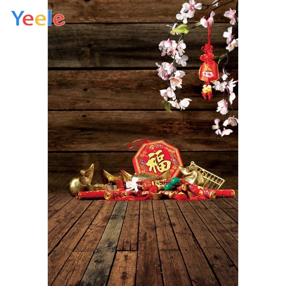 

Chinese New Year Wood Board Firecracker Background Baby Portrait Vinyl Photography Backdrop For Photo Studio Photophone Shoot