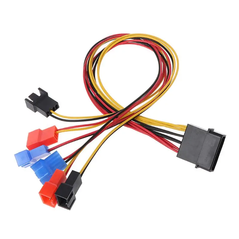 4-контактный IDE/SATA Molex на 6-Порты и разъёмы Вентилятор охлаждения 2-Сплиттер Pin-код