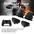 Черные сменные кнопки R1 L1 R2 L2 триггеры для Dualshock 4 для контроллера PS4 игровые аксессуары PS4 кнопка с 2 пружинами