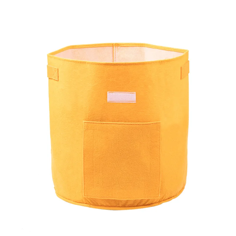 

4.5high Thickened Felt Potato Planting Barrel Breathable Non-Woven Fabric Strawberry Vegetable Plant Planting Sack Grow Bags