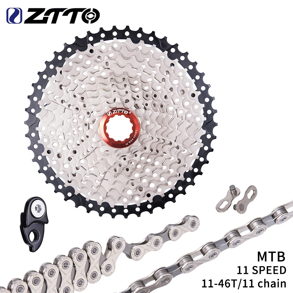 ZTTO MTB горный велосипед 11s 11 46T кассеты и цепные звездочки маховик соотношения для