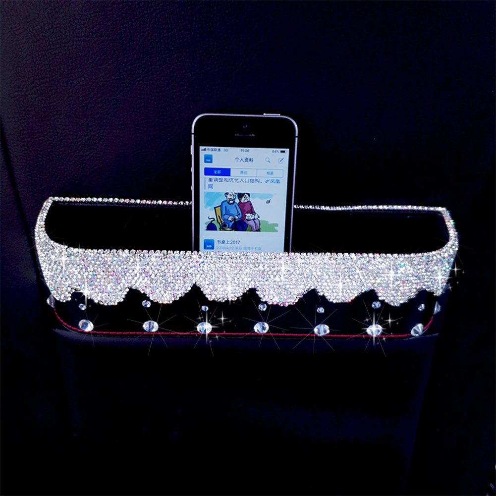 Аксессуары для стайлинга салона автомобиля красивый кожаный Органайзер с