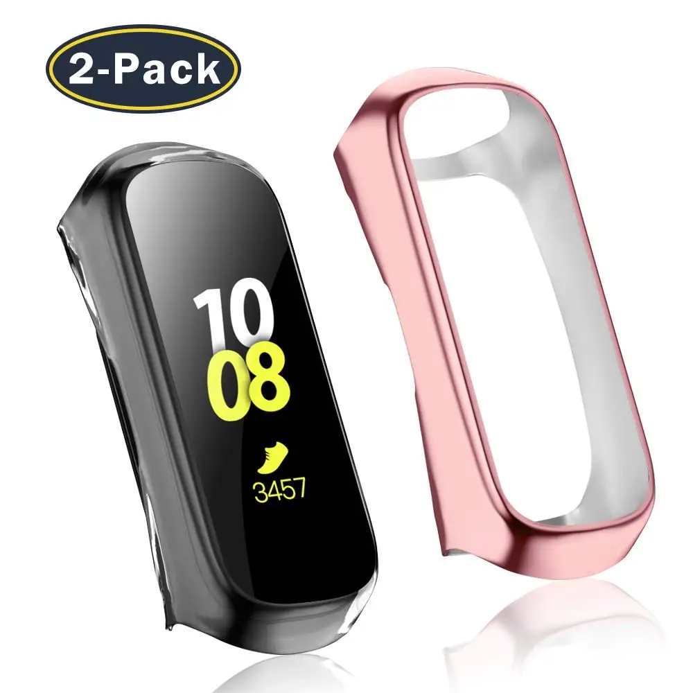 2 шт. в упаковке чехол для samsung Galaxy Fit 2019 ремешок мягкий ТПУ покрытие защита экрана