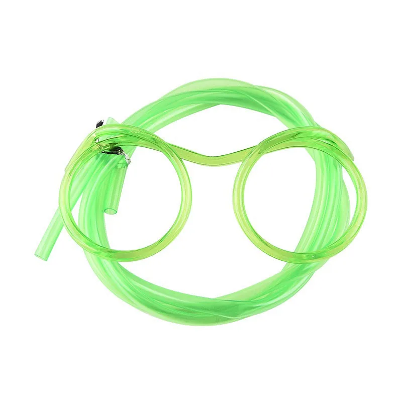 

Fun Party Drinking Straw Eye Glasses PVC Flexible Straw Hoses DIY Straw Glasses for Kids Adults Birthday Parties Bar Supplies