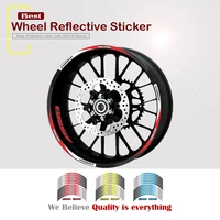 strips motorcycle wheel tire stickers car reflective rim tape motorbike bicycle auto decals for honda cb650f