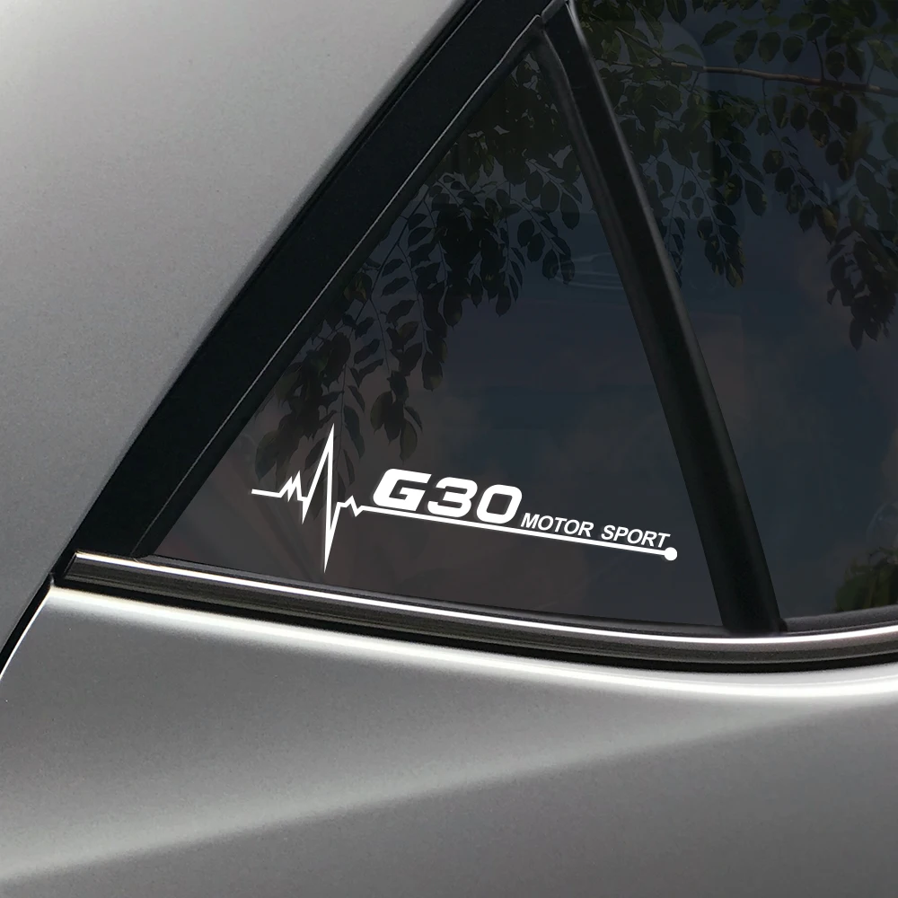 2 шт. автомобильные виниловые наклейки на боковые окна для BMW G30 G20 G11 G01 G02 G05 G06 G07 G08