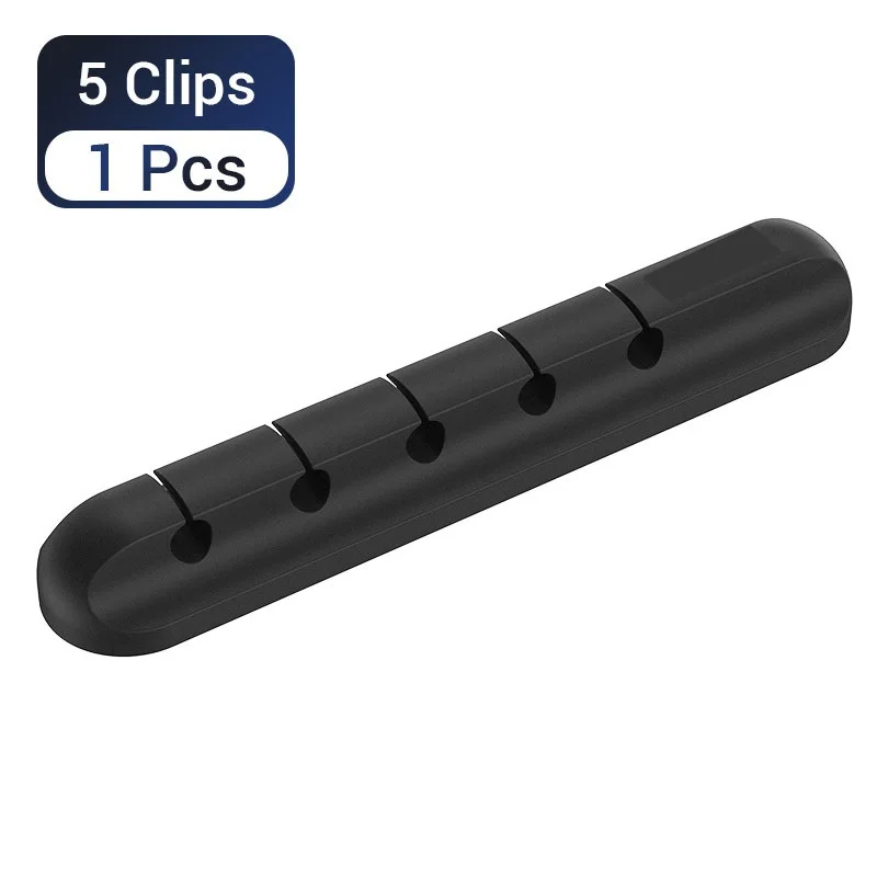 

Cable Winder Desktop TidyL16 Cable Organizer Silicone USB Management Clips Cable Holder for Mouse Headphone Wire Organizer