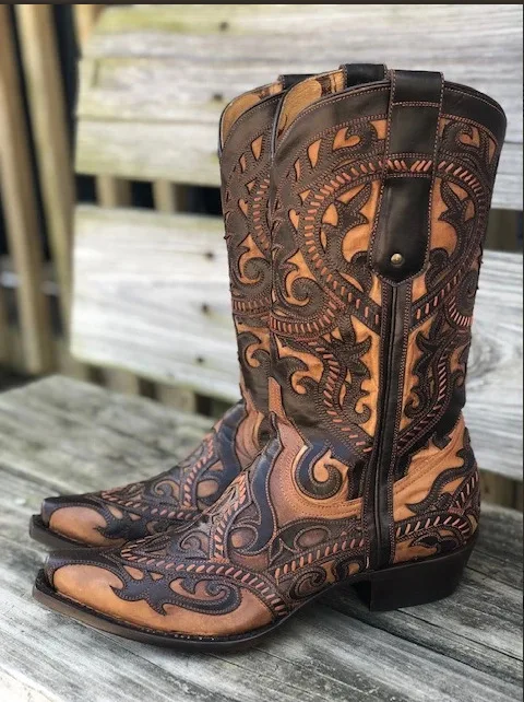 Женские высокие сапоги-трубы с вышивкой тонкие бархатные сапоги в ретро-стиле