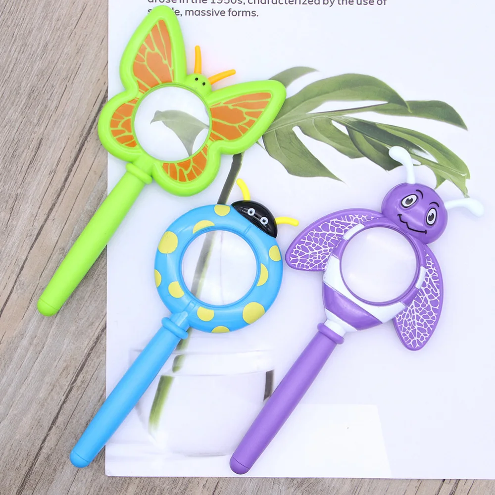 

6pcs Handheld Magnifying Glass Magnifying Glass Lens Insect Observation Glass