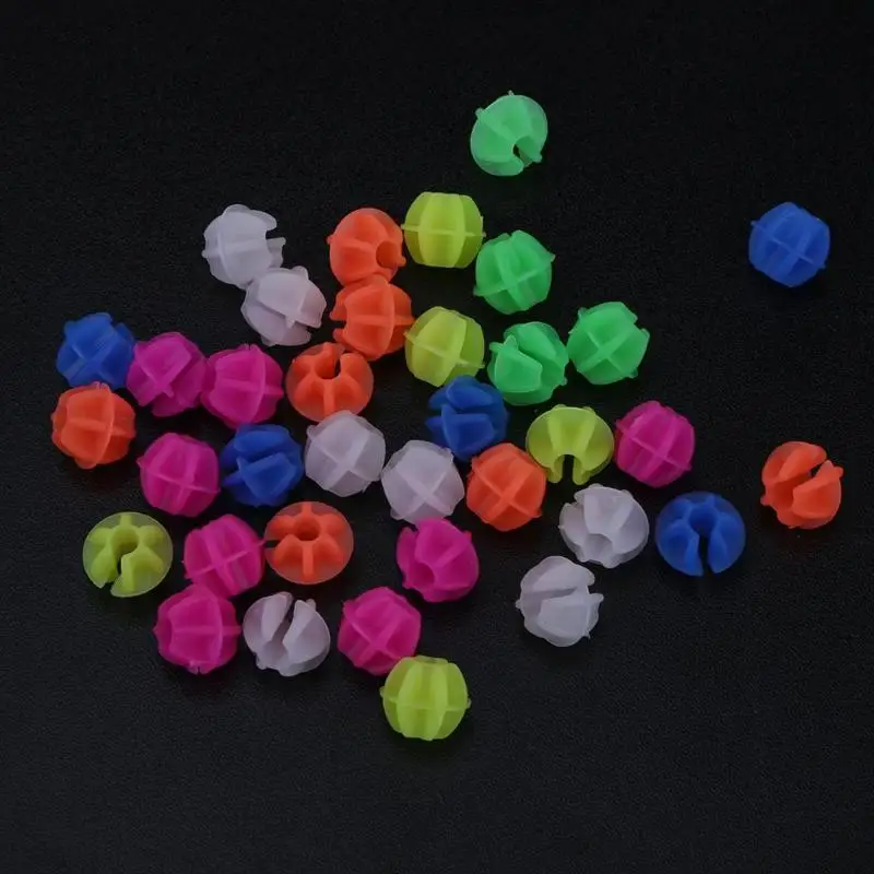 1 сумка светящиеся колёса для велосипеда спиц бусины Пластик красочные