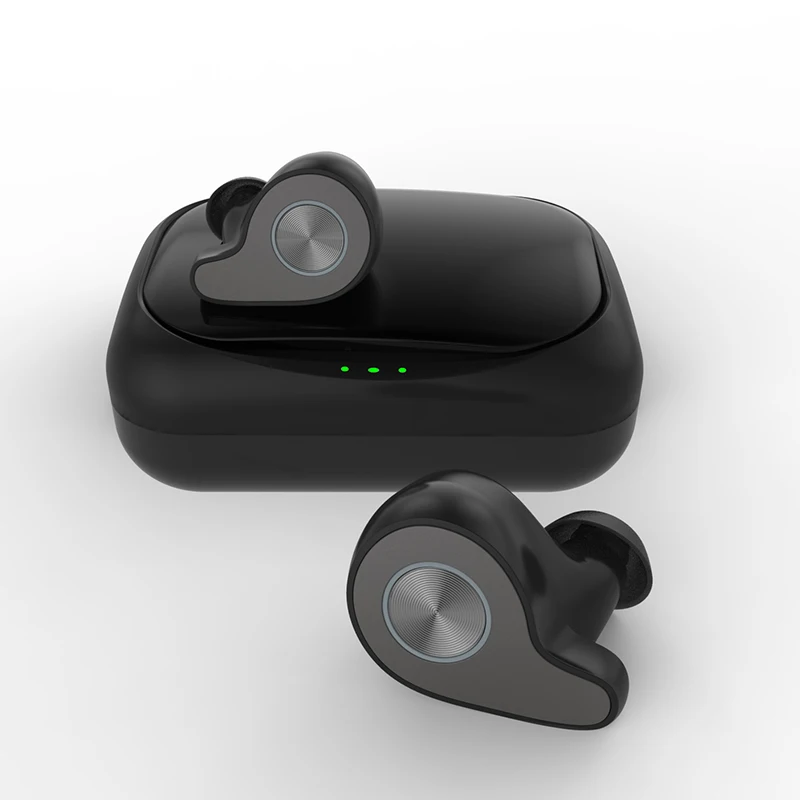 Беспроводные Bluetooth наушники с сенсорным управлением, Спортивная гарнитура с шумоподавлением, наушники с зарядным устройством емкостью 2200 мАч