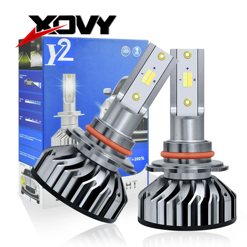 

XOVY 80W 12000LM Car Headlights 9005 9007 9008 HB3 HB5 H10 H13 6000K Auto Fog Lights LED Super Bright White Hid Headlamps Bulbs