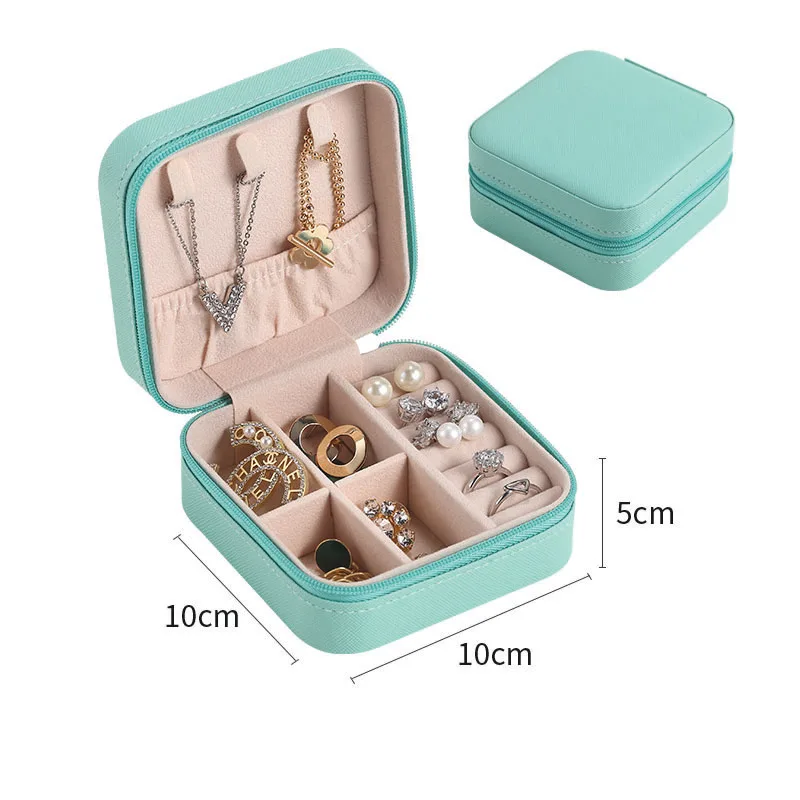 CASEGRACE Luxury Travel Portable Jewelry Box Jewelry Jewelry Earrings Ring Necklace Jewelry Earrings Lipstick Storage Box