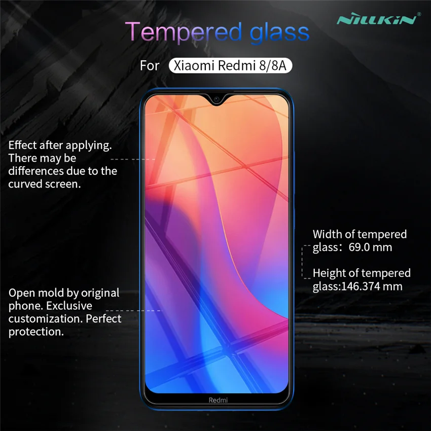 Закаленное стекло NILLKIN для Xiaomi Redmi 8 8A закаленное Amazing H защита экрана из