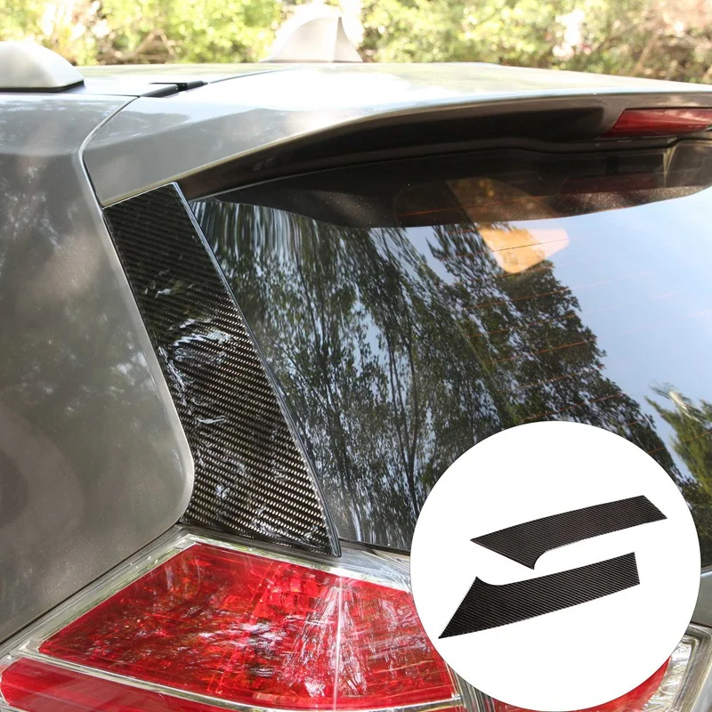 

Carbon Fiber ABS Rear Window Side Wing Roof Spoiler Splitter for Nissan X-Trail 2014-2018 Decoration Stickers